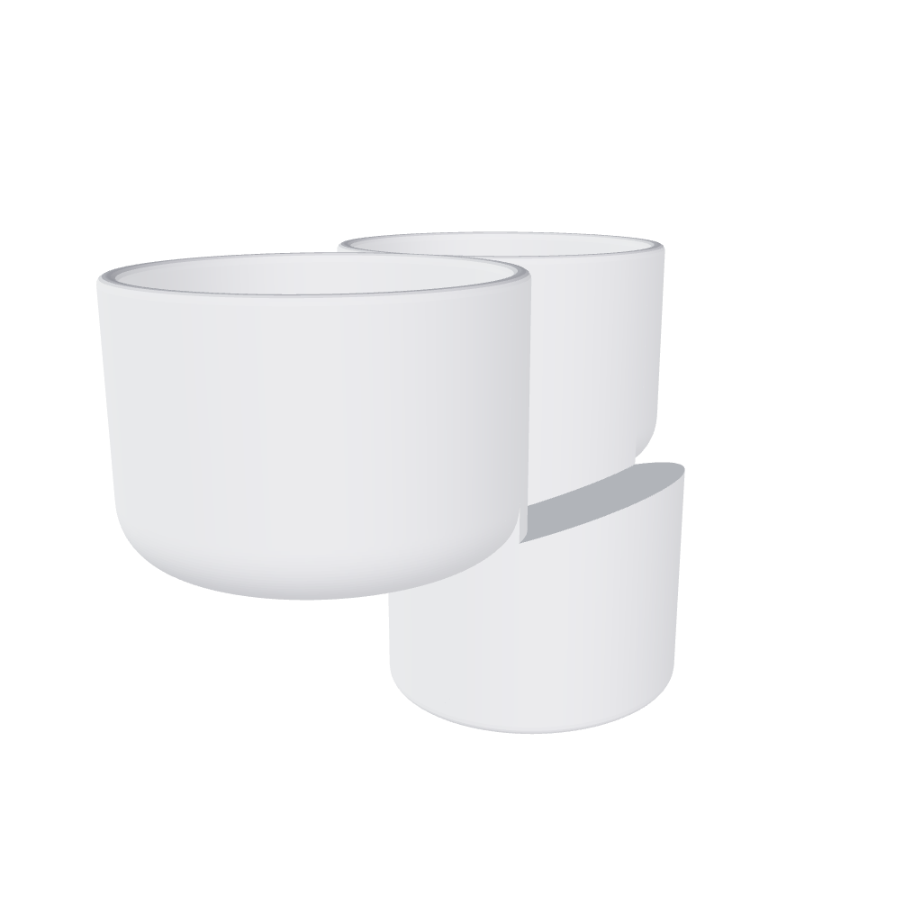 Oval Double Cupholder Modification for Spectra S1 and S2